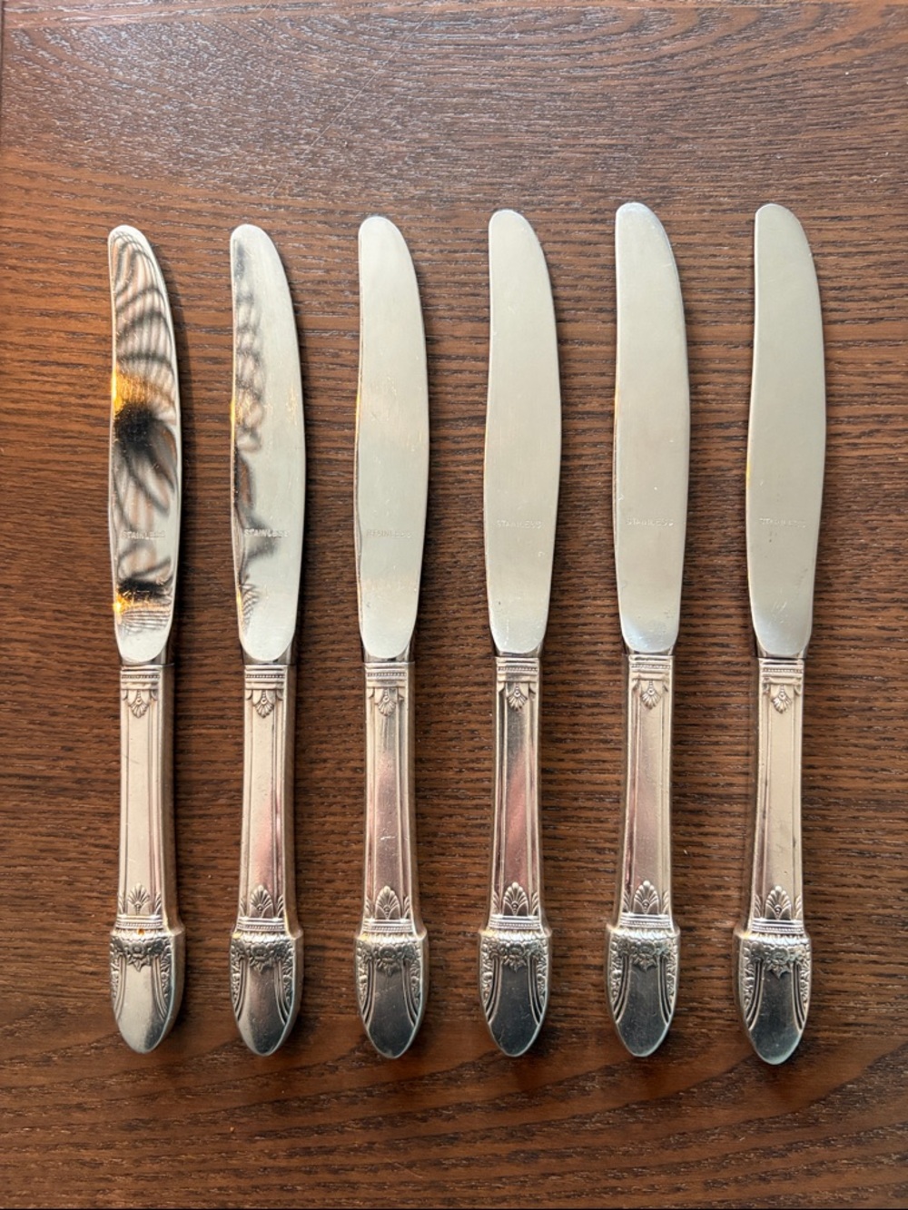 Rogers Bros 1847 - First Love Modern Hollow Stainless Butter Knife set of 6
